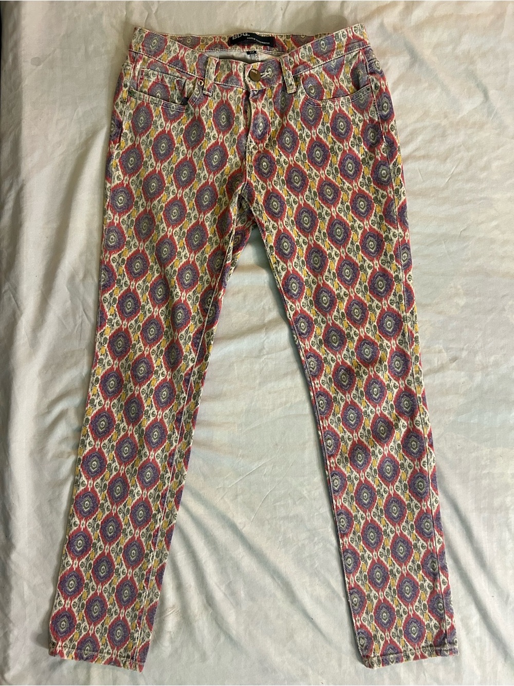 BDG Urban Outfitters Ankle Cigarette Printed Jeans Size 27